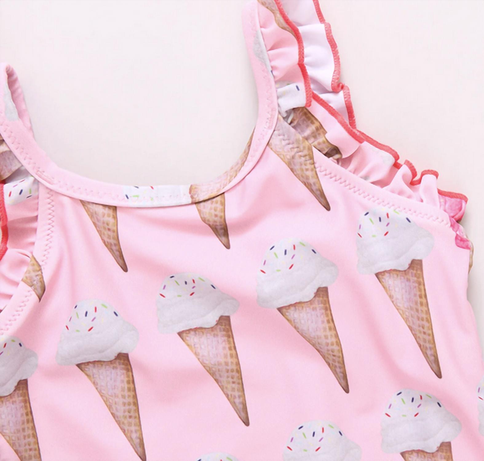 PINK CHICKEN Claire Swimsuit in neapolitan ice cream - kids' item - view 5