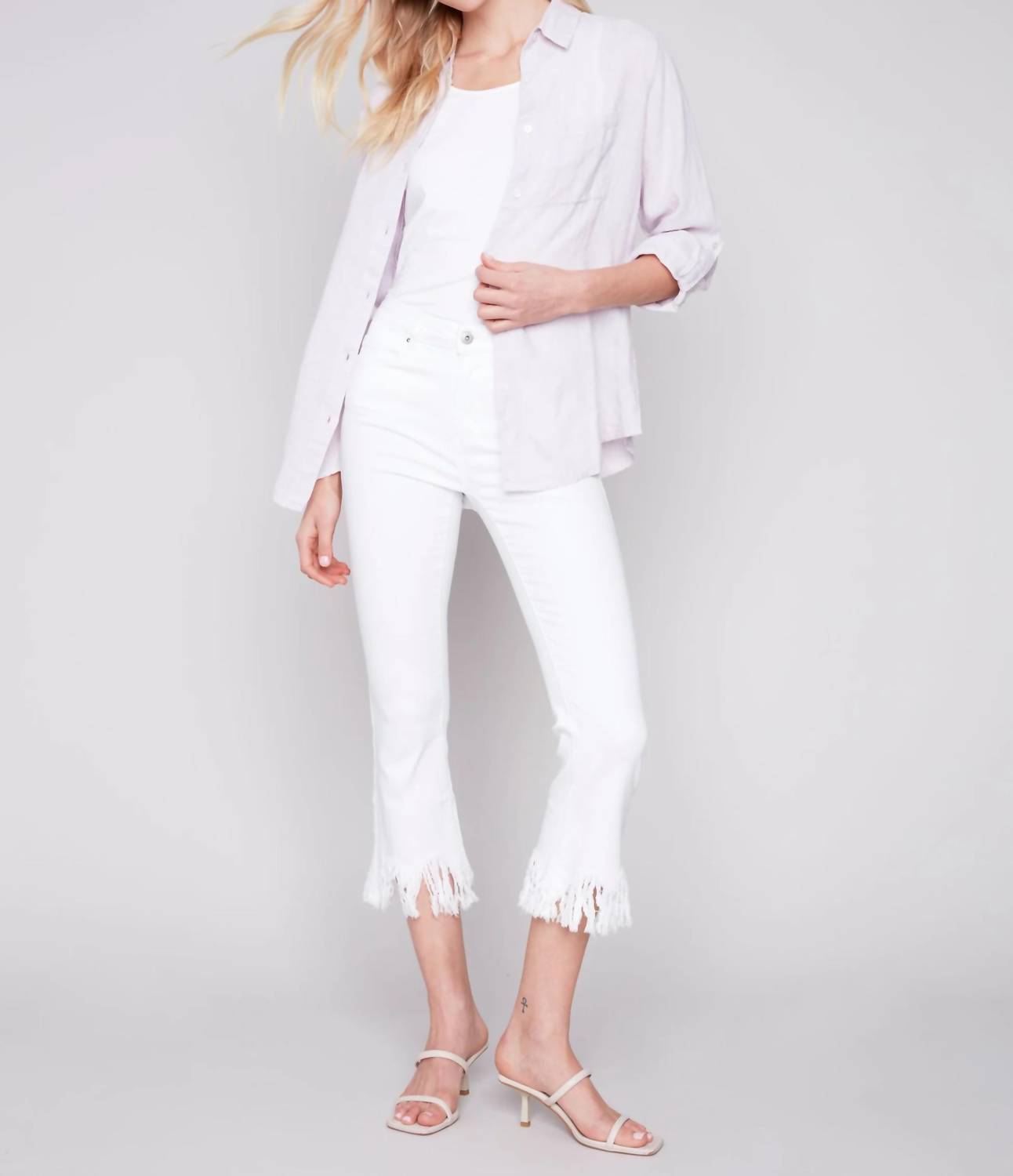 Charlie B - jacquard blouse