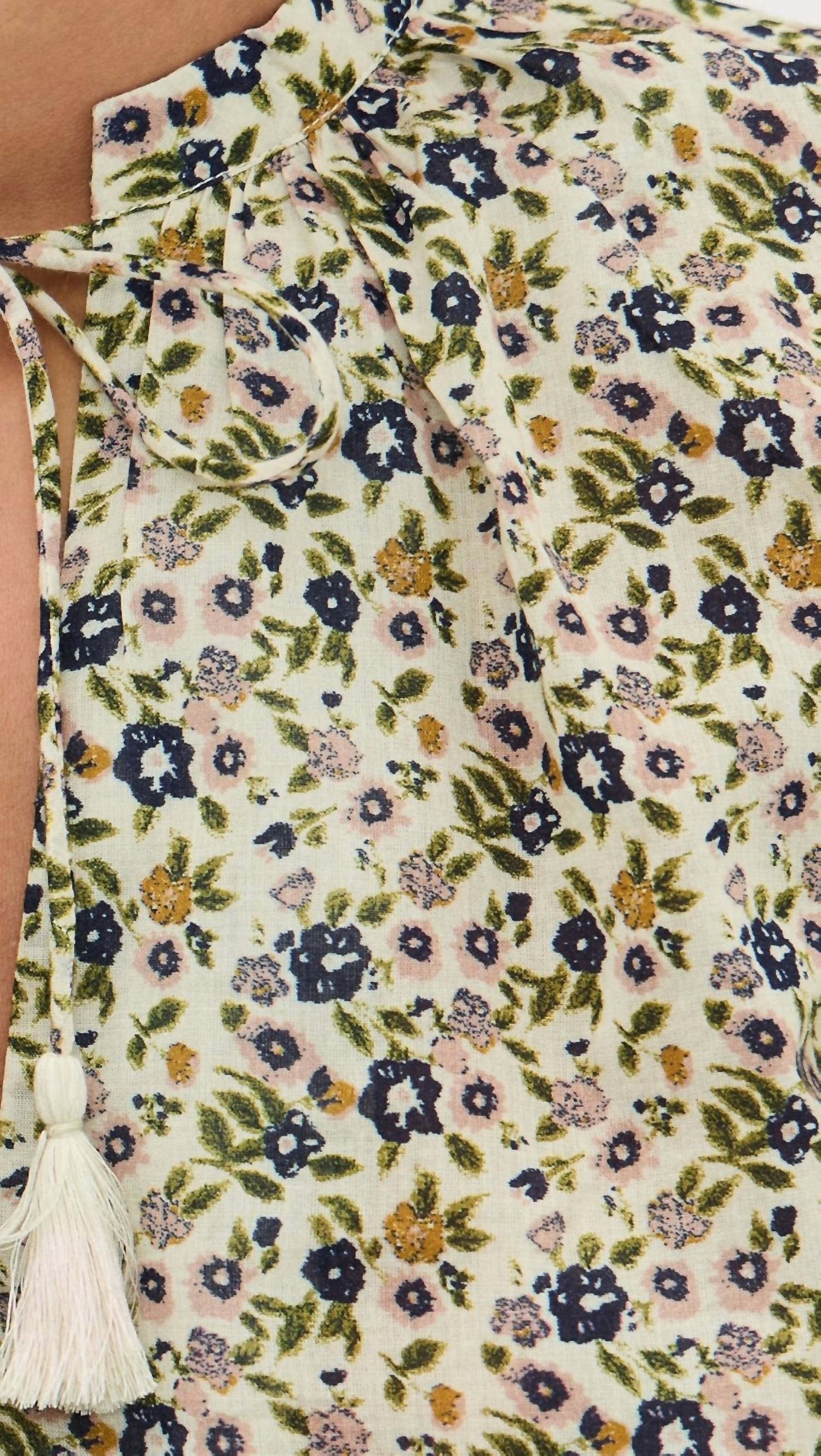 Cleobella Belle V Neck Blouse in eloisa floral - women's blouse - view 6
