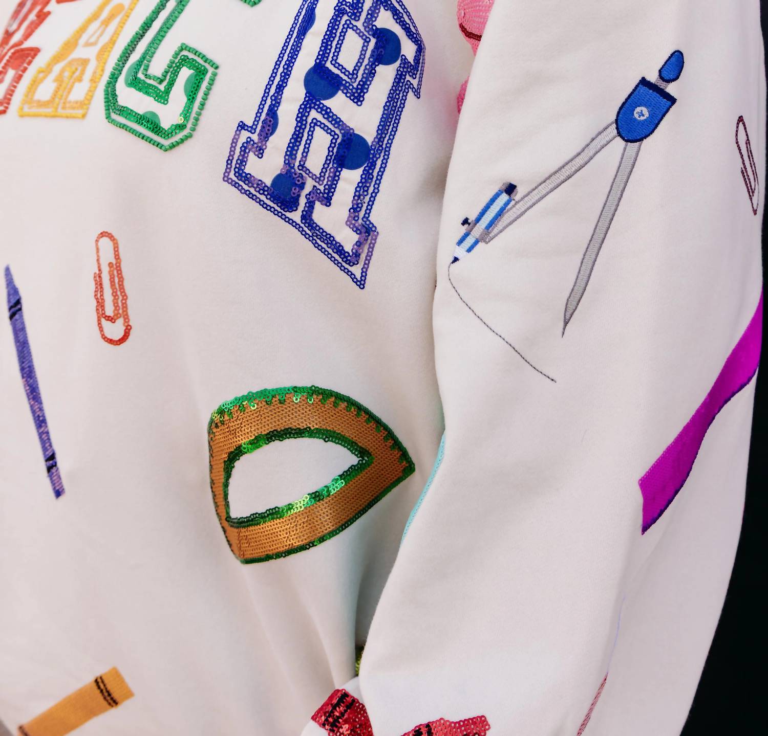 Queen Of Sparkles - Teach Scattered Icon Sweatshirt