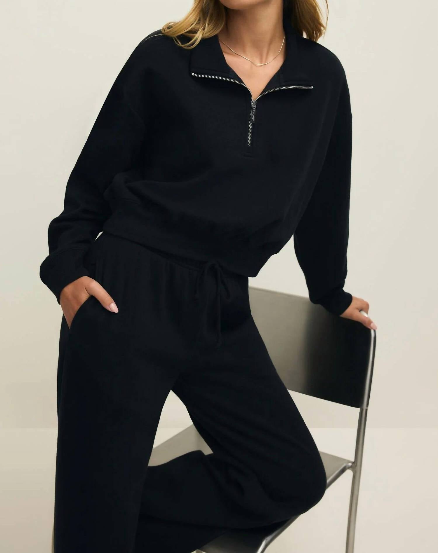 Z Supply - Downtown Half Zip Sweatshirt