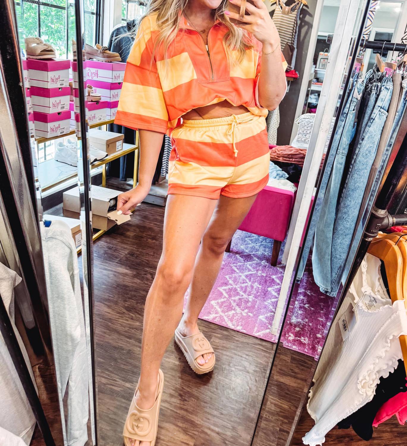 Lovlov - Sunset Stripe Lounge Set