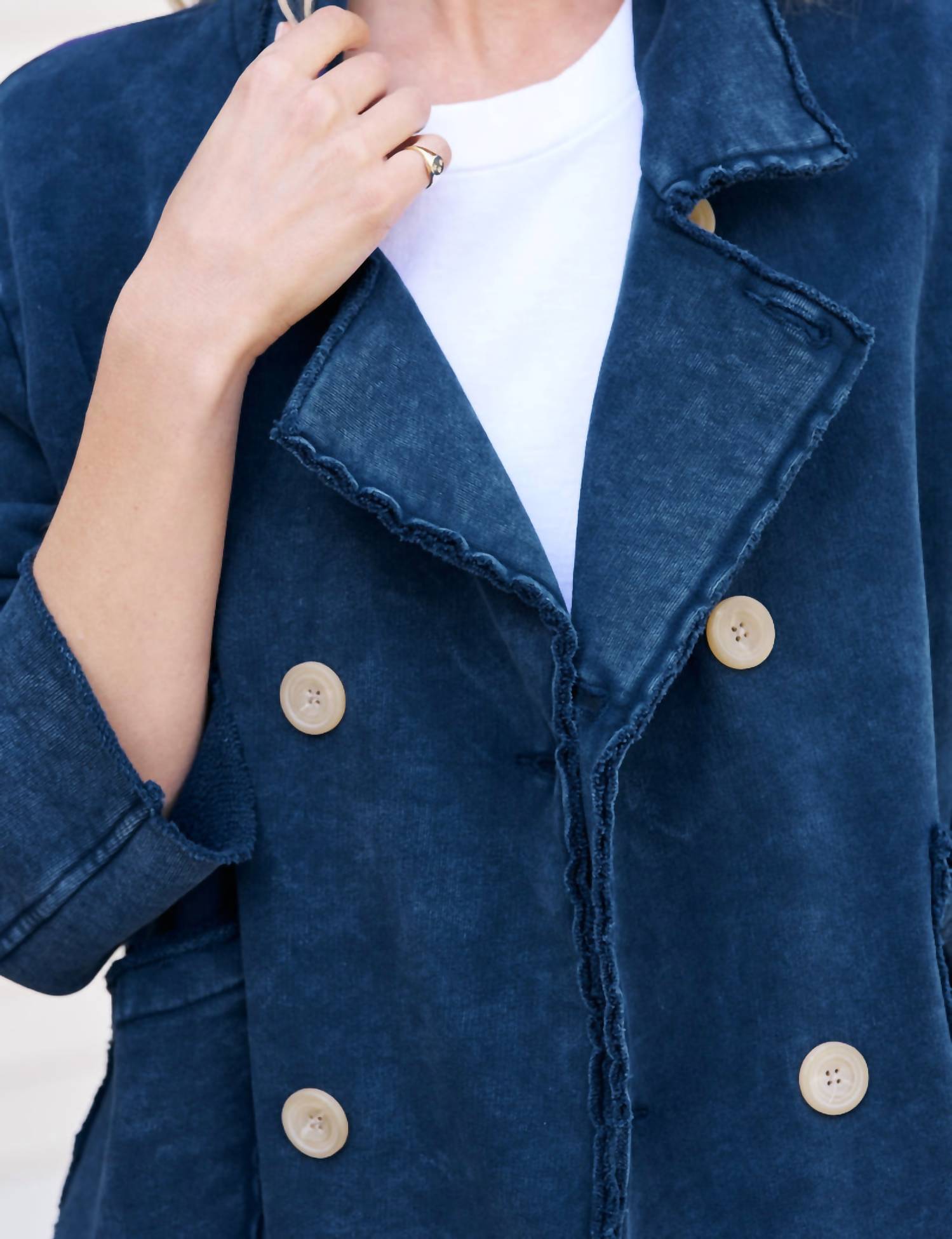 Frank & Eileen - Mini Belfast Sweatshirt Peacoat