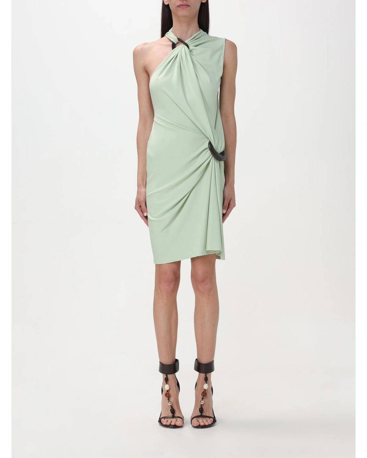 Salvatore Ferragamo - One Shoulder Draped Jersey Dress