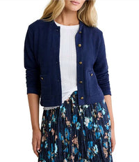 Nic + Zoe - TEXTURED KNIT BOMBER JACKET