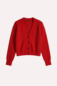 Minnie Rose - Shaker Crop Cardigan