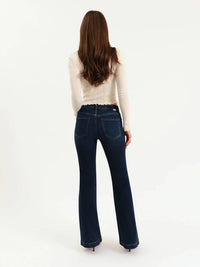 Daze - Heart Breaker Mid Rise Flare Jeans