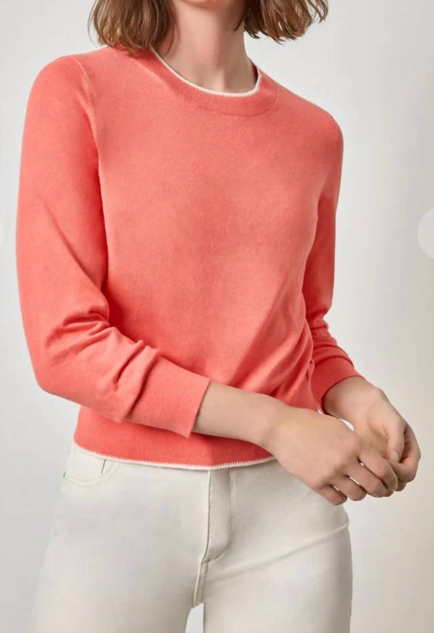 Lilla P - Picot Edge Crewneck Sweater