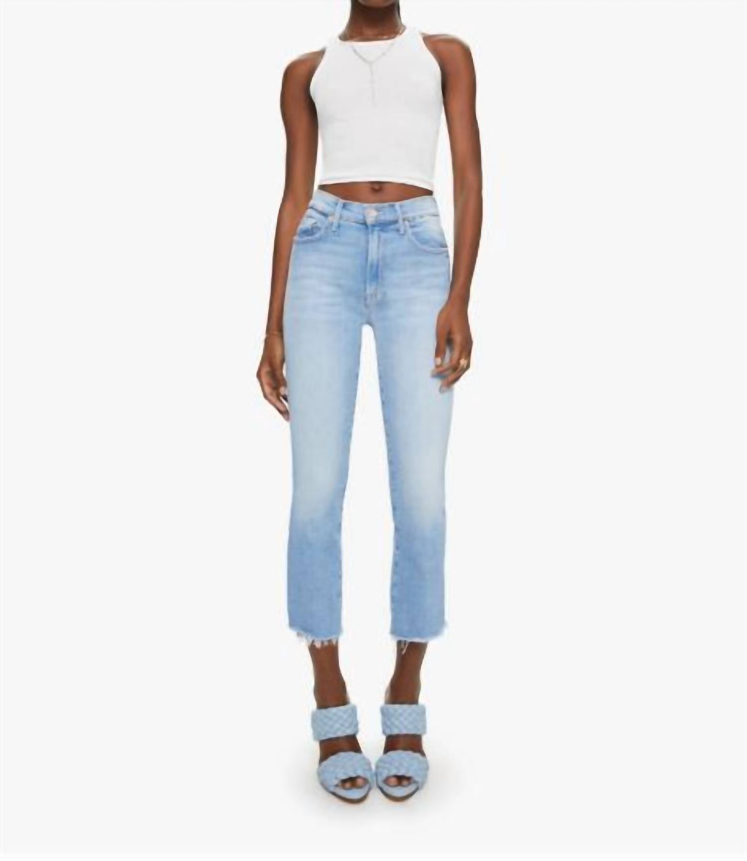 Mother - INSIDER CROP STEP FRAY