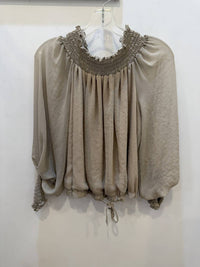 Lola & Sophie - WOMEN'S SMOCKED OFF SHOULDER TOP