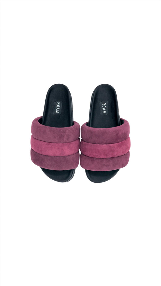 Roam - Women's Puffy Suede Slide