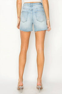 Risen - High Rise Cut Off Shorts