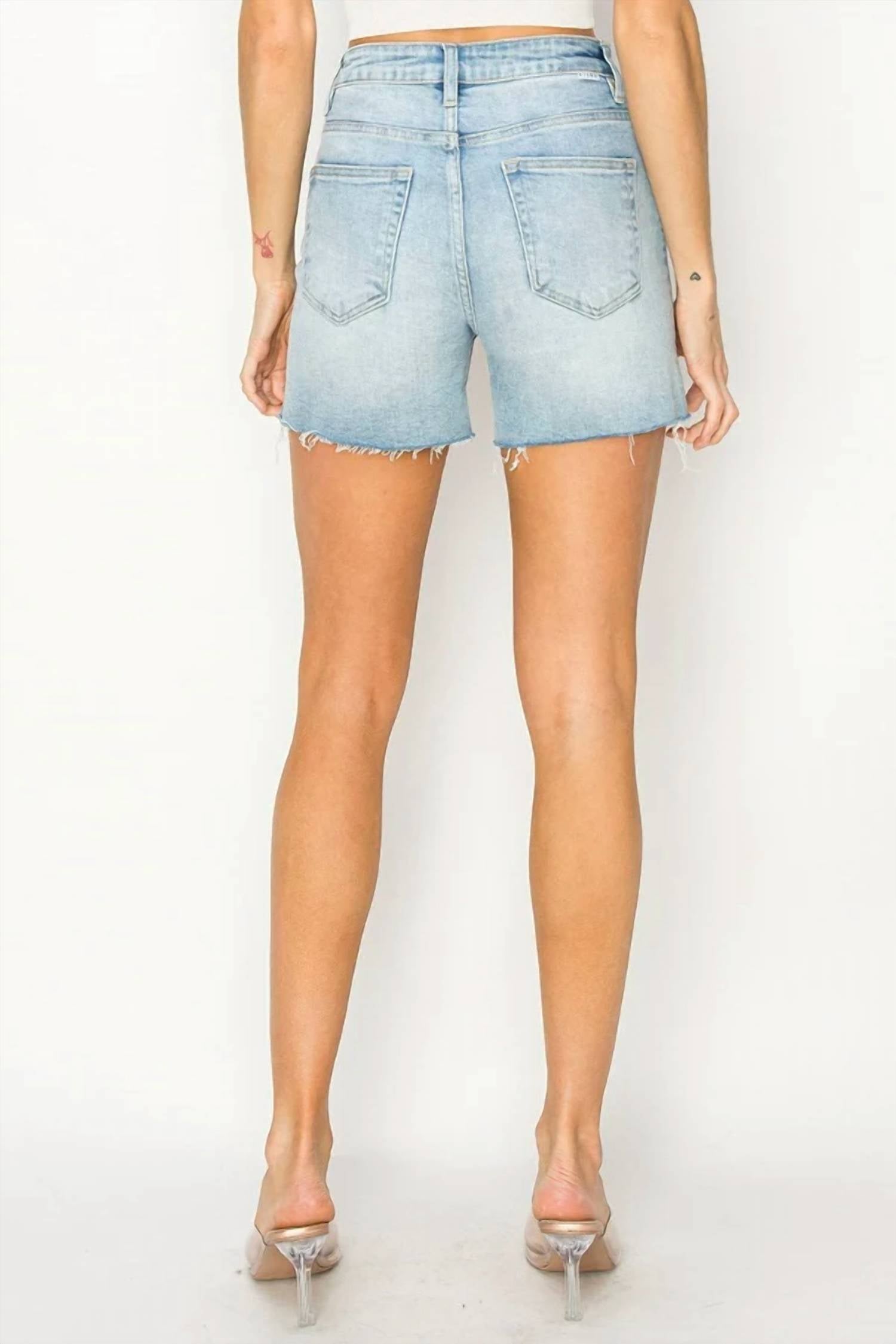 Risen - High Rise Cut Off Shorts