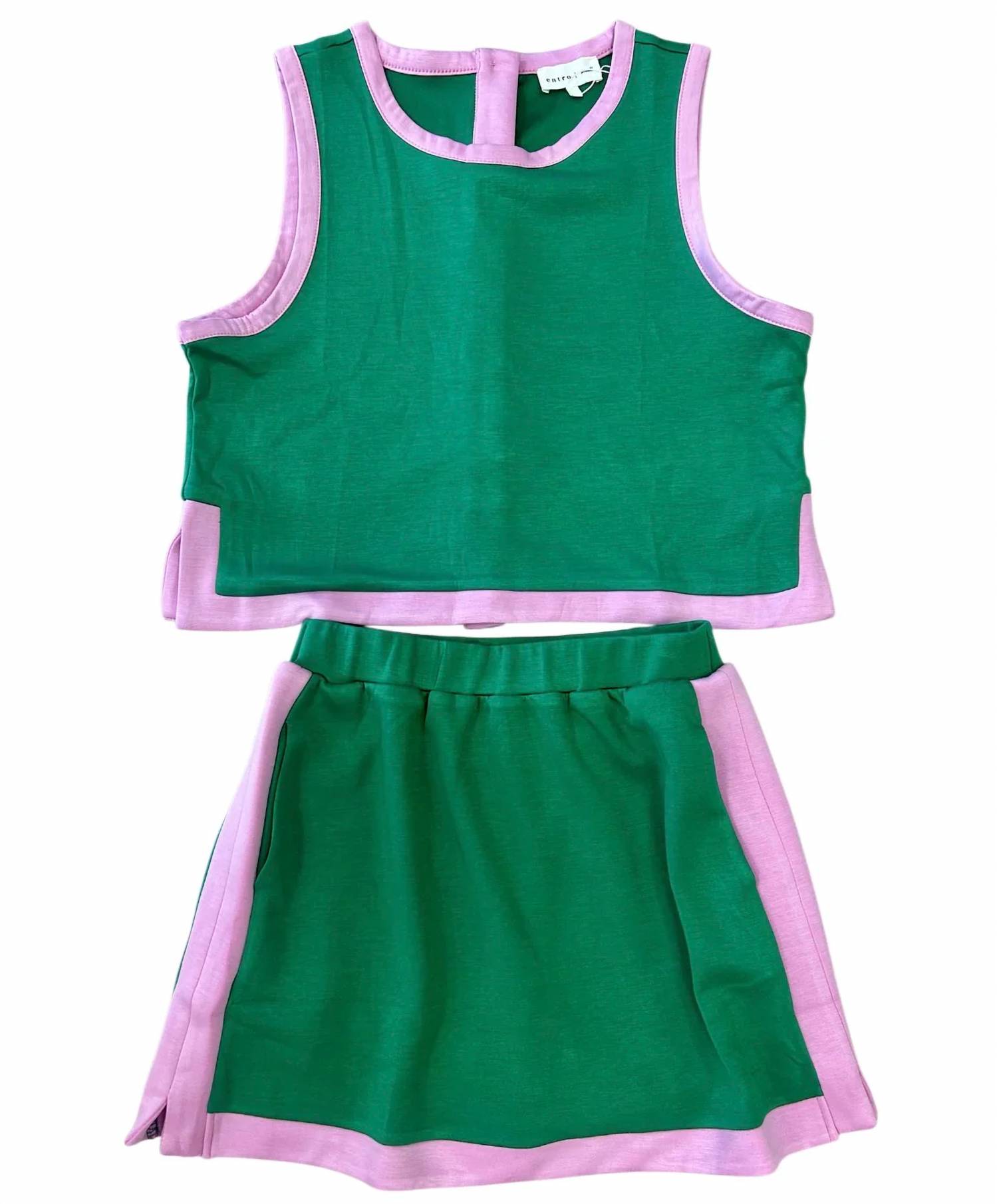Entro - Pull-on Trim Skort