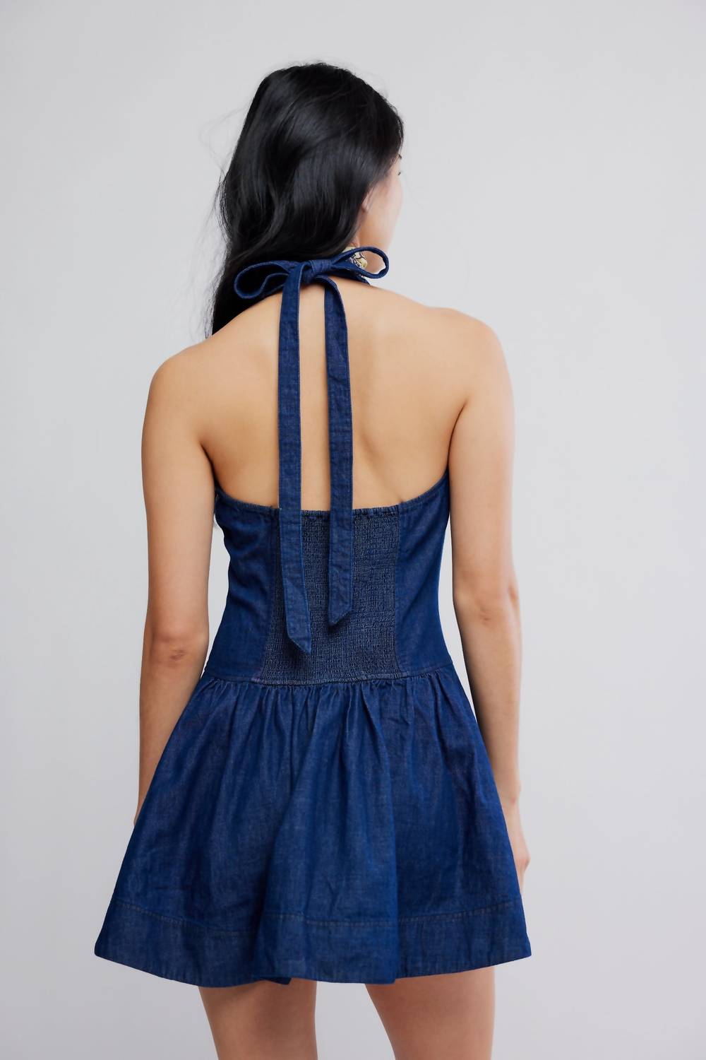 Free People - Clean Break Denim Mini Dress