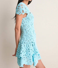 Simkhai - Lina Laced Guipure Mini Dress