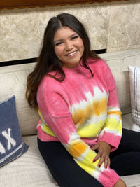 Multi Colored Tie Dye Sweater