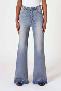 ROLLA'S Women's Eastcoast Flare Jeans in palace vintage - women's jeans - alternate view