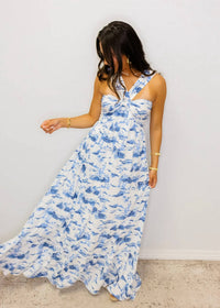 Fate - Scenic Halter Maxi Dress