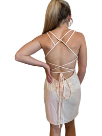 Blush Prom - Criss Cross Dress
