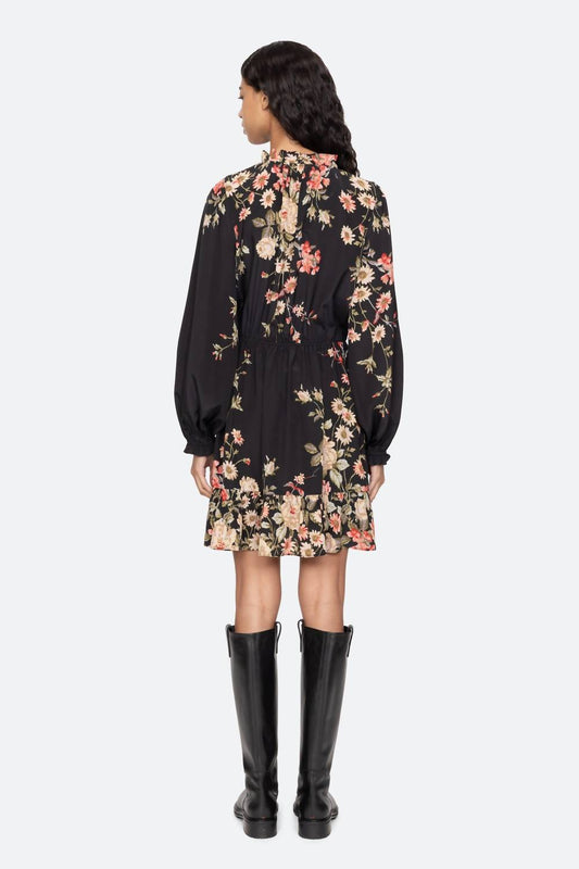 Sea - Jolie Print Long Sleeve Mini Dress