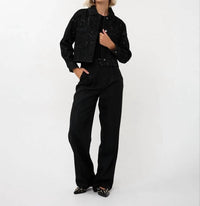 Esqualo - Elsie Embroidered Jacket