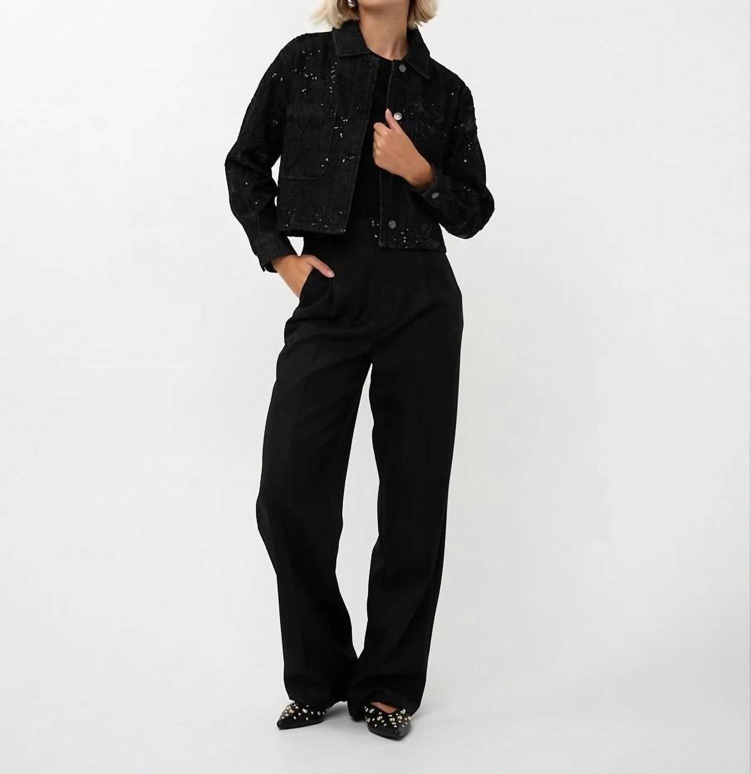 Esqualo - Elsie Embroidered Jacket