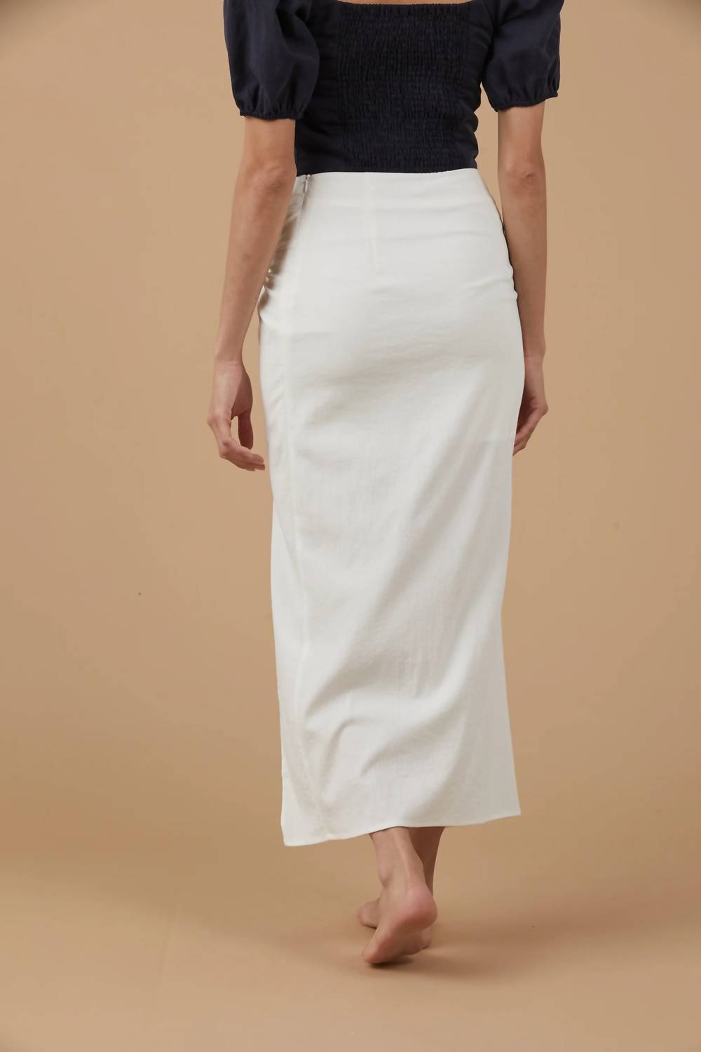 Sophie Rue - Carly Knotted Slit Midi Skirt