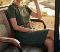 Karen Kane - Short Sleeve A-Line Dress