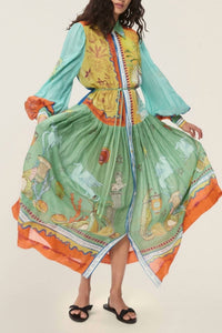 Alemais - Surrealist Ramie Shirtdress