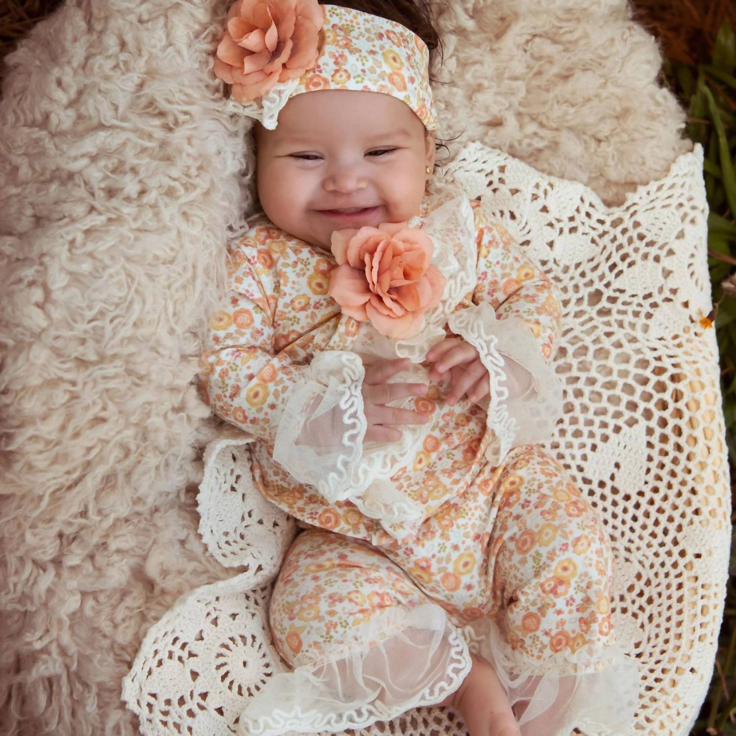 Haute Baby - Baby Girls Cinnamon Sugar 2 Pc. Set