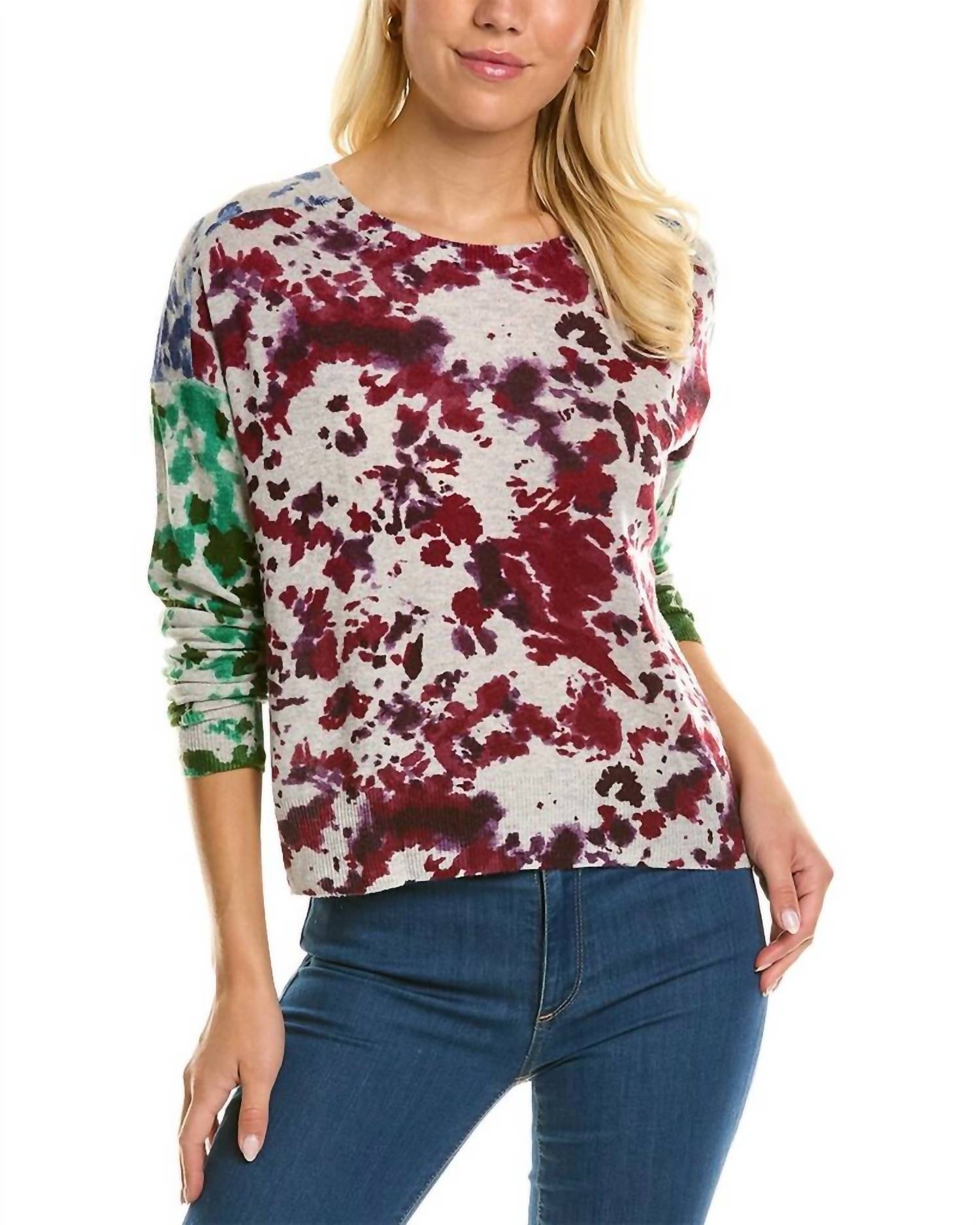 Autumn Cashmere - Ink Blot Crew Cashmere Sweater