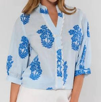 Thml - Floral Pattern Button Up Top