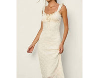 Dress Forum - Breeze & Blossom Flutter Ruffled Midi Dress