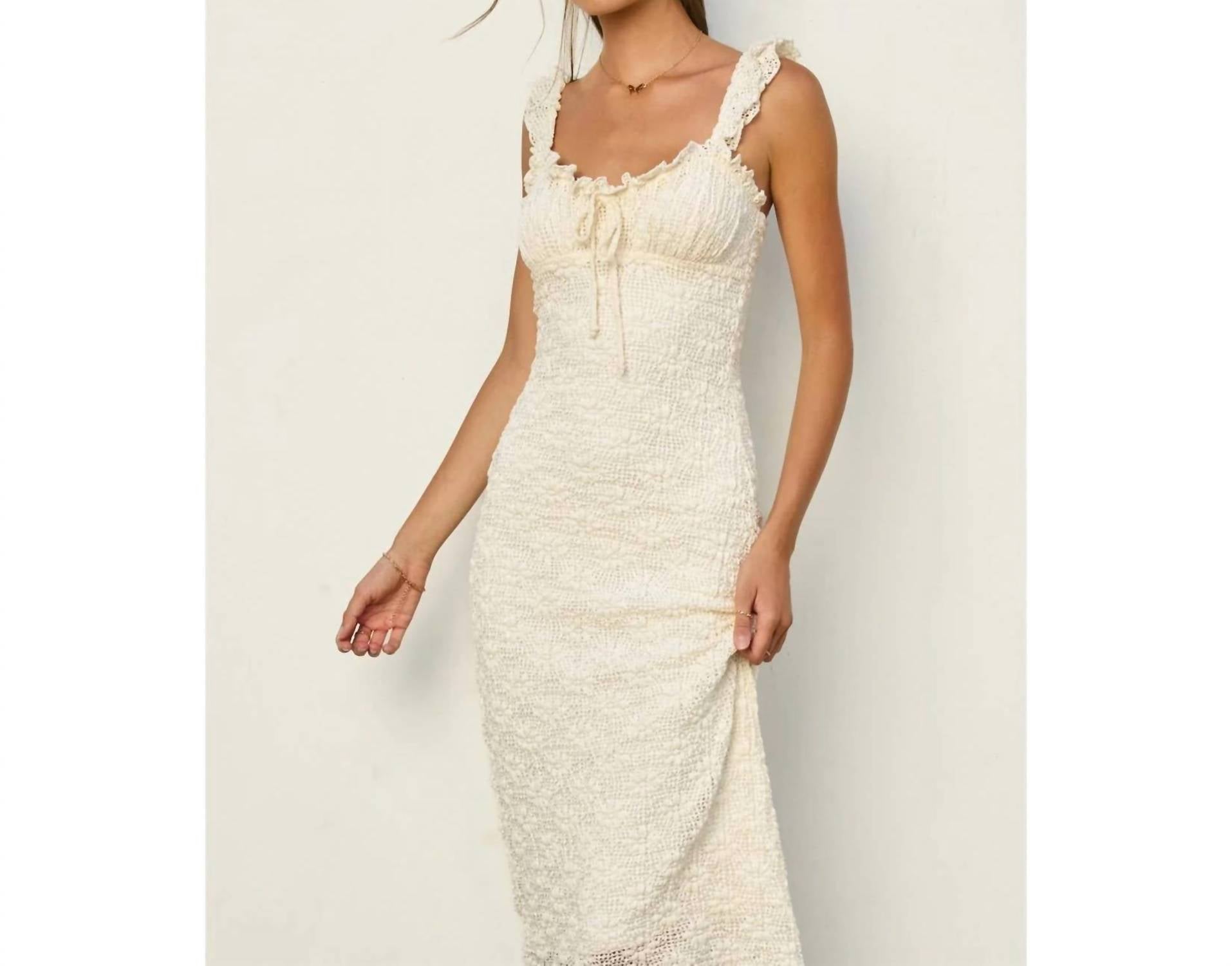 Dress Forum - Breeze & Blossom Flutter Ruffled Midi Dress