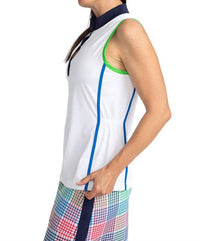 MAKE IT SNAPPY SLEEVELESS GOLF TOP