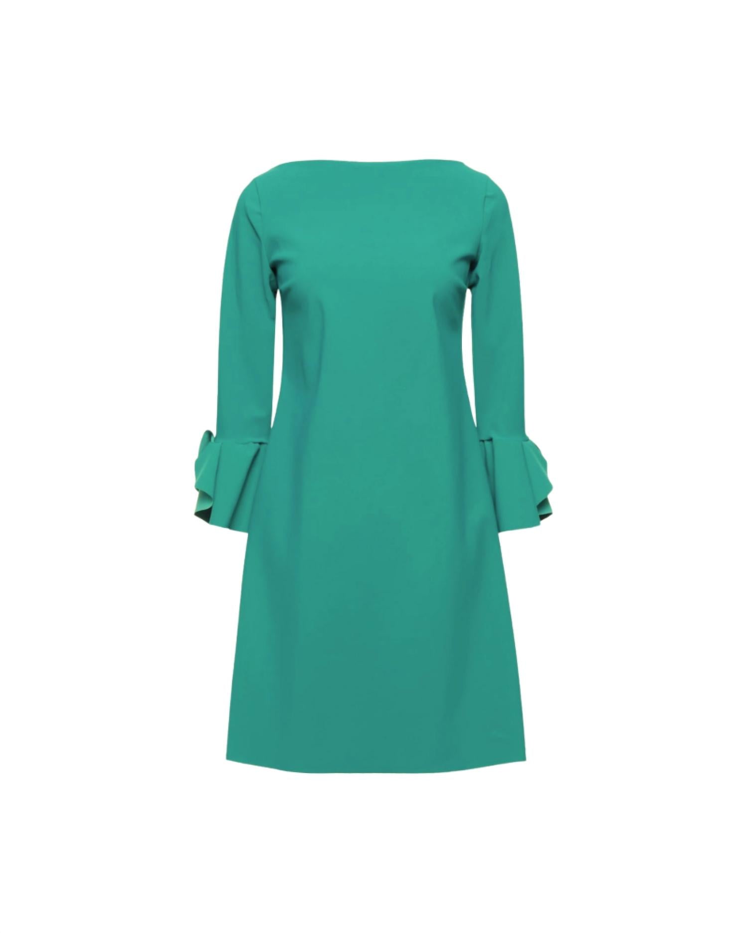 CHIARA BONI Acura Dress in emerald - women's dress - detail view