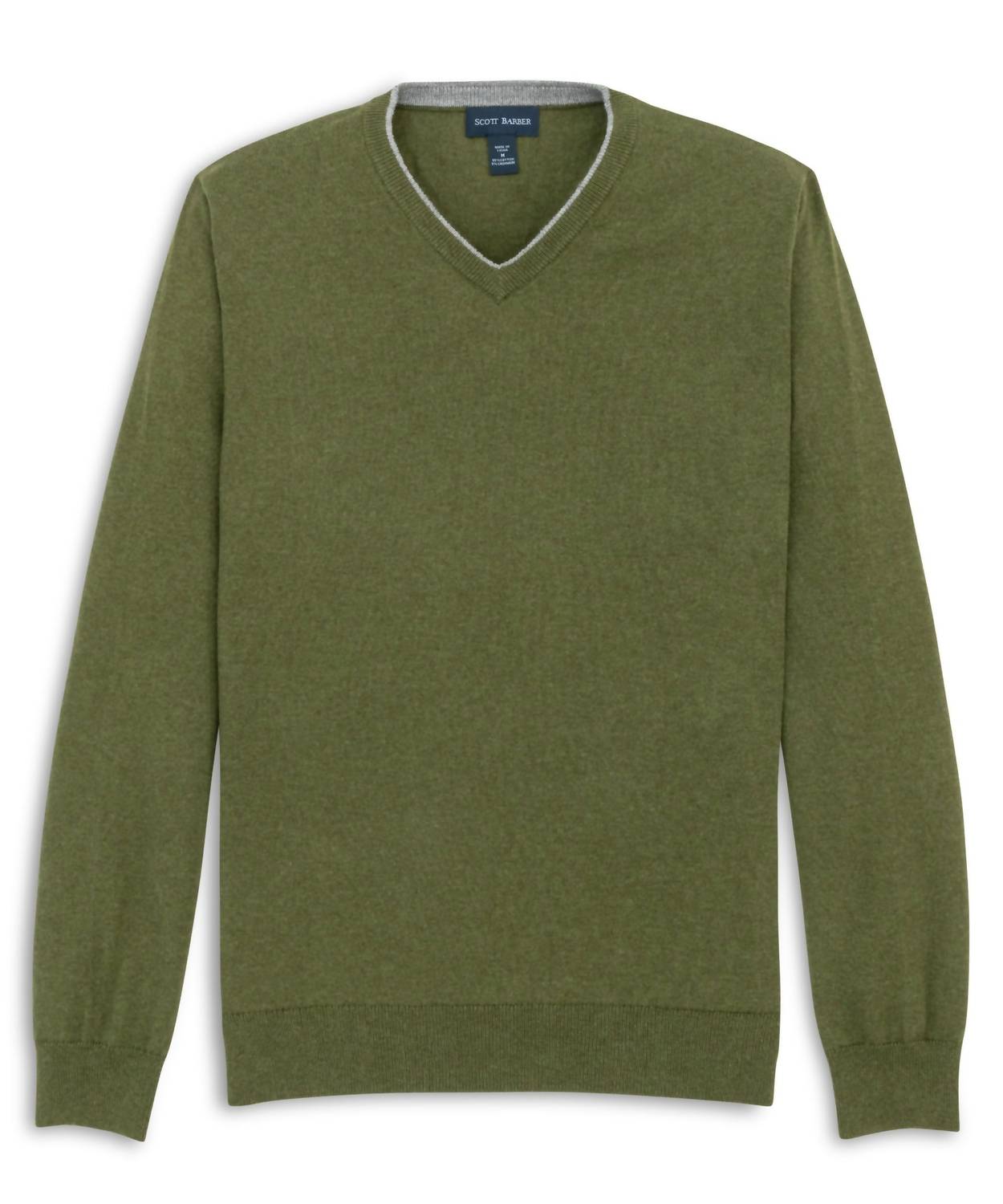 Scott Barber - Men's The Classic 12gg V-neck Sweater