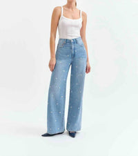Daze - Far Out High Rise Wide Leg Jean