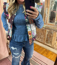 Ee:Some - Rustic Garden Puffer Vest