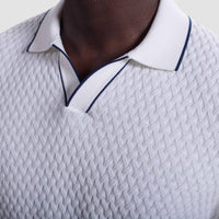 Bugatchi Uomo - Diamond Cable Polo Sweater