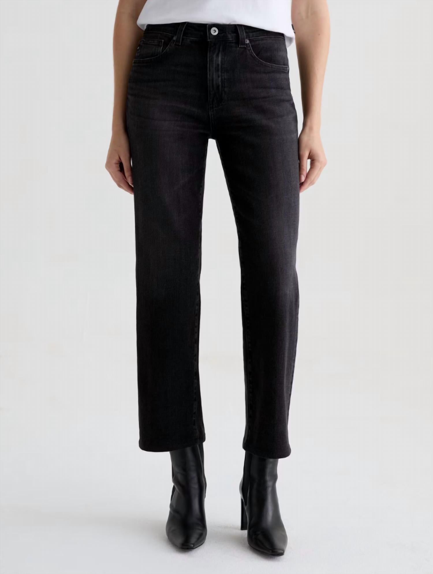 Ag Jeans - Brinley Mid-rise Straight Leg Jeans