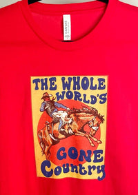 Bella + Canvas - Women's Whole World's Gone Country Graphic