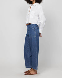 Oliver Logan - Sherman Relaxed Wide Leg Jeans