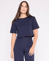 Ripley Rader - Ponte Short Sleeve Top