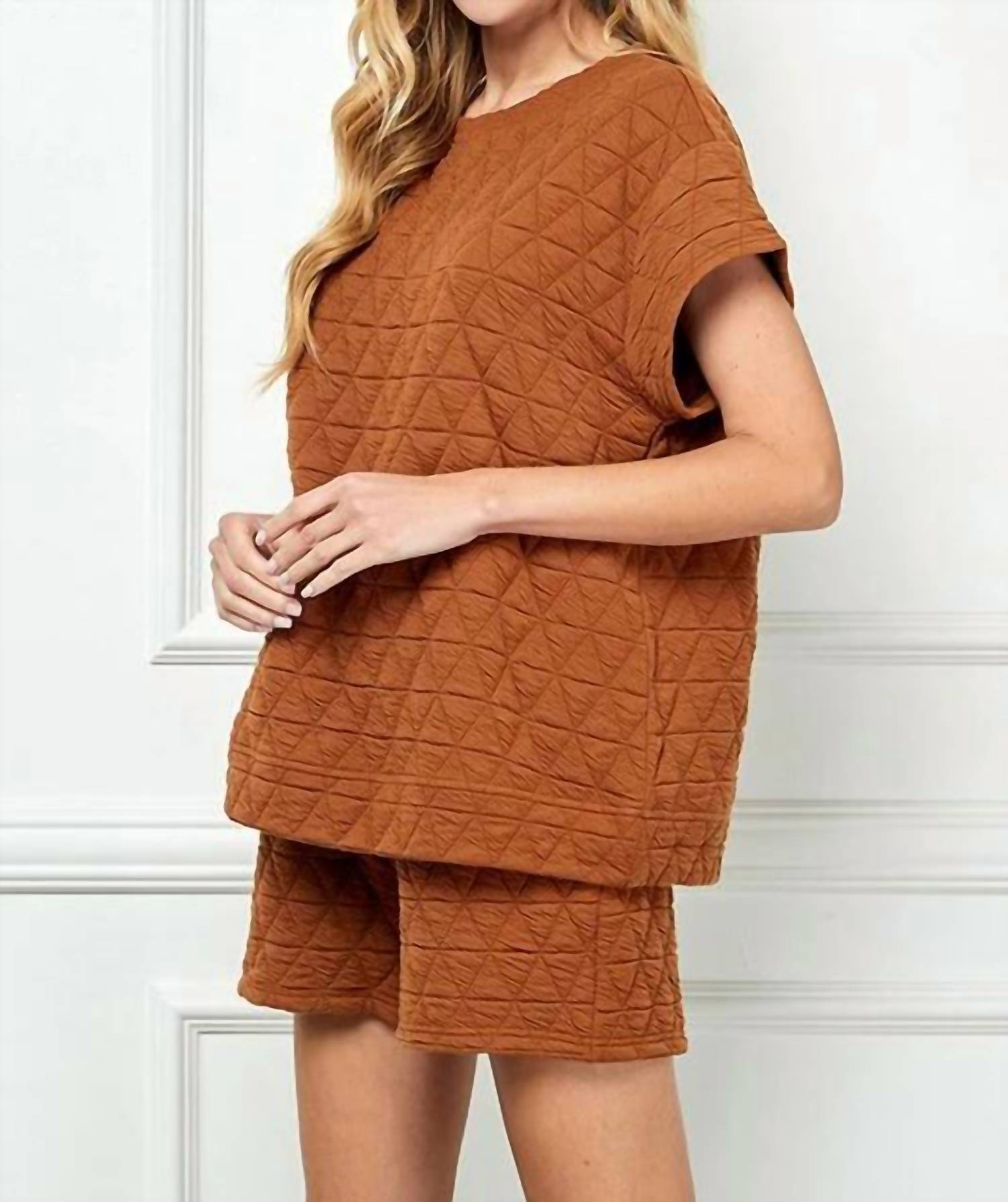 See And Be Seen - Quilted Cropped Set