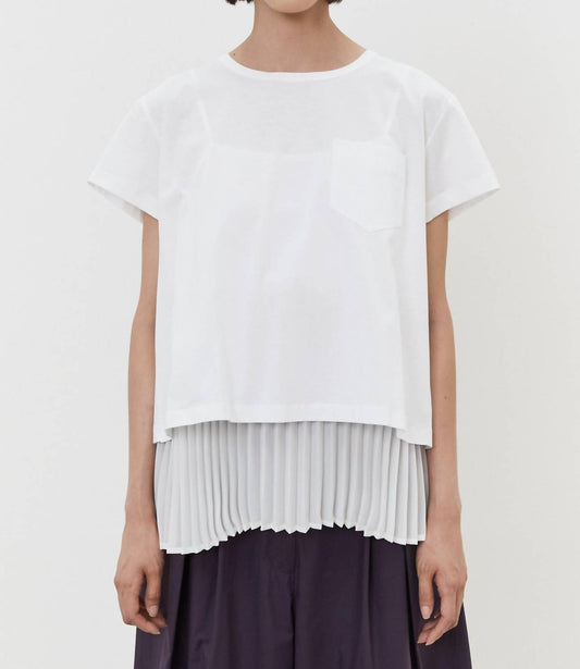 Meimeij - Open Back Short Sleeve Shirt