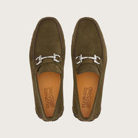 Salvatore Ferragamo - Men's Driver With Gancini Ornament Loafer