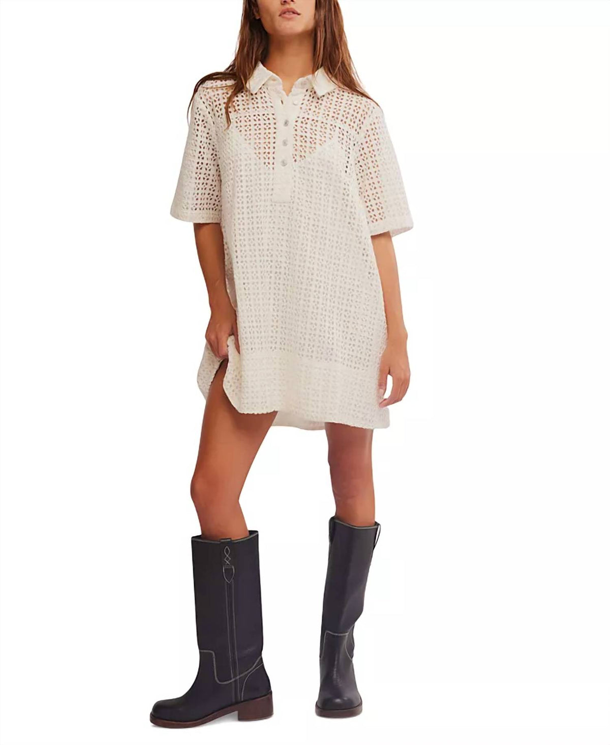 Free People - Remino Eyelet Dress