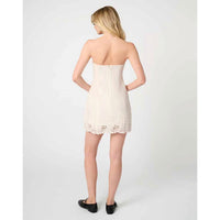 We Wore What - Strapless Peplum Mini Dress